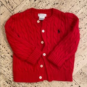 Cotton cardigan Ralph Lauren, toddler 18m